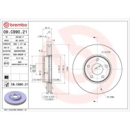 09C99021_2.JPG Discofreno Singolo 09.C990.21 BREMBO per FORD