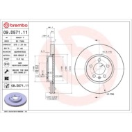 09D57111_2.JPG Discofreno Singolo 09.D571.11 BREMBO per AUDI VW SEAT SKODA