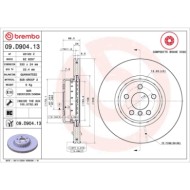 09D90413_2.JPG Discofreno Singolo 09.D904.13 BREMBO per BMW TOYOTA