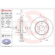 09N12410_2.JPG Discofreno Singolo 09.N124.10 BREMBO per FIAT CHRYSLER DODGE