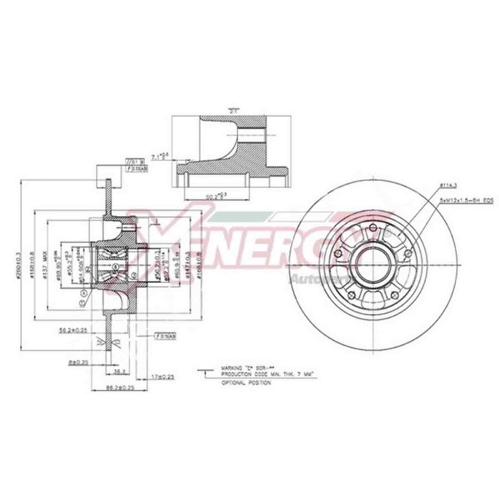 NEUTRO.jpg Discofreno Singolo X601522 AP XENERGY per RENAULT