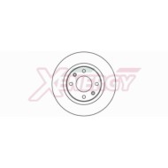 Discofreno Singolo X602039 AP XENERGY per PEUGEOT CITROEN DS