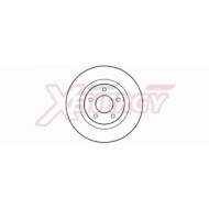 Discofreno Singolo X602247 AP XENERGY per RENAULT NISSAN