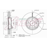 Discofreno Singolo X602609 AP XENERGY per HYUNDAI KIA