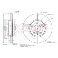 Discofreno Singolo X602825 AP XENERGY per OPEL CHEVROLET VAUXHALL