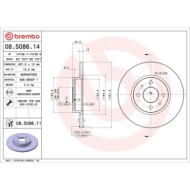 08508614_2.JPG Coppia Dischi Freno 08.5086.14 BREMBO per FIAT ALFA ROMEO LANCIA