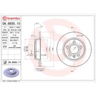 08693510_2.JPG Coppia Dischi Freno 08.6935.10 BREMBO per VW FORD SEAT
