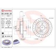 0891632X_2.JPG Coppia Dischi Freno 08.9163.2X BREMBO per MINI