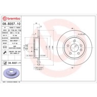 08B35711_2.JPG Coppia Dischi Freno 08.B357.11 BREMBO per OPEL CHEVROLET