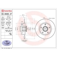 08B36937_2.JPG Coppia Dischi Freno 08.B369.37 BREMBO per RENAULT