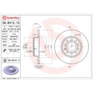 08B41311_2.JPG Coppia Dischi Freno 08.B413.11 BREMBO per AUDI VW SEAT SKODA