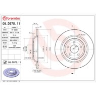 NEUTRO.jpg Coppia Dischi Freno 08.D575.11 BREMBO per FORD