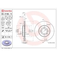 09516614_2.JPG Coppia Dischi Freno 09.5166.14 BREMBO per VW SEAT