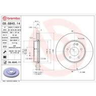 09684514_2.JPG Coppia Dischi Freno 09.6845.14 BREMBO per MERCEDES-BENZ