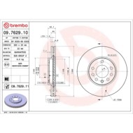 09762910_2.JPG Coppia Dischi Freno 09.7629.10 BREMBO per OPEL CHEVROLET