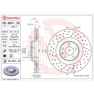 0988413X_2.JPG Coppia Dischi Freno 09.8841.3X BREMBO per AUDI