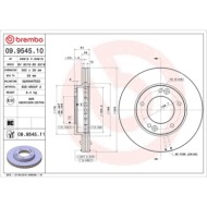 09954510_2.JPG Coppia Dischi Freno 09.9545.10 BREMBO per KIA
