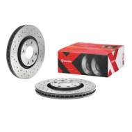 Coppia Dischi Freno 09.9619.1X BREMBO per PEUGEOT CITROEN TOYOTA OPEL DS