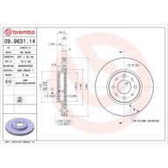 09963114_2.JPG Coppia Dischi Freno 09.9631.14 BREMBO per FIAT ALFA ROMEO LANCIA
