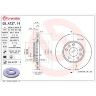 09A72711_2.JPG Coppia Dischi Freno 09.A727.11 BREMBO per RENAULT NISSAN DACIA