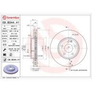 09B34441_2.JPG Coppia Dischi Freno 09.B344.41 BREMBO per MERCEDES-BENZ