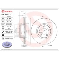09B57011_2.JPG Coppia Dischi Freno 09.B570.11 BREMBO per BMW