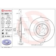 09B96911_2.JPG Coppia Dischi Freno 09.B969.11 BREMBO per AUDI PORSCHE