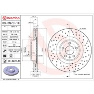 09B9701X_2.JPG Coppia Dischi Freno 09.B970.1X BREMBO per AUDI PORSCHE