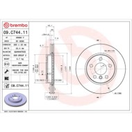 09C74411_2.JPG Coppia Dischi Freno 09.C744.11 BREMBO per BMW MINI