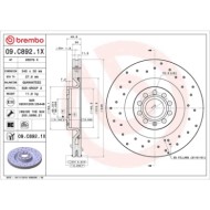 09C8921X_2.JPG Coppia Dischi Freno 09.C892.1X BREMBO per AUDI VW SEAT SKODA