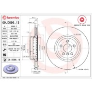 09D09613_2.JPG Coppia Dischi Freno 09.D096.13 BREMBO per BMW TOYOTA