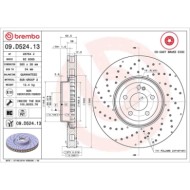 09D52413_2.JPG Coppia Dischi Freno 09.D524.13 BREMBO per MERCEDES-BENZ