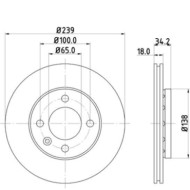 Discofreno 8DD 355 104-211 HELLA PAGID per VW SEAT