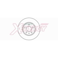Coppia Dischi Freno X601004 AP XENERGY per ALFA ROMEO LANCIA