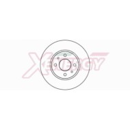Coppia Dischi Freno X601021 AP XENERGY per FIAT ALFA ROMEO LANCIA