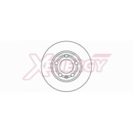 Coppia Dischi Freno X601057 AP XENERGY per AUDI VW SEAT SKODA