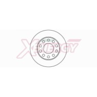 Coppia Dischi Freno X601114 AP XENERGY per AUDI SEAT