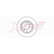 Coppia Dischi Freno X601145 AP XENERGY per RENAULT DACIA