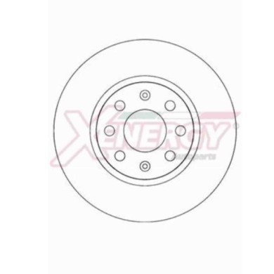 NEUTRO.jpg Coppia Dischi Freno X601234 AP XENERGY per OPEL