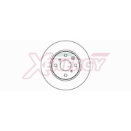 Coppia Dischi Freno X602041 AP XENERGY per PEUGEOT CITROEN TOYOTA