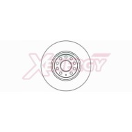 Coppia Dischi Freno X602072 AP XENERGY per AUDI VW SEAT SKODA BUICK