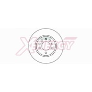Coppia Dischi Freno X602109 AP XENERGY per OPEL