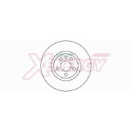 Coppia Dischi Freno X602156 AP XENERGY per PEUGEOT CITROEN FIAT LANCIA