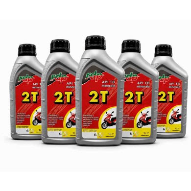 104030001X5 (3).jpg RDP API TB 2T - Lubrificante a base minerale per motori a 2 Tempi con o senza miscelatore separato 5PZ