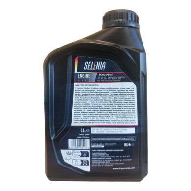 70826E18EU_2.jpg Olio Motore Selenia Eco-2 0w20 Auto Sportive E Di Lusso Euro 6 Litri 3