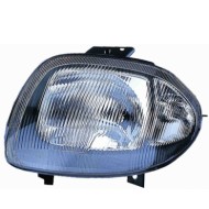 Proiettore H4 Elettrico Senza Motore Per Renault Clio Lato Destro Dal 1998/03 Al 2001/03