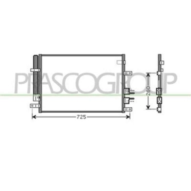 AA090C001_1.JPG Condensatore Per Alfa Romeo 159 Dal 2005 Al 2011