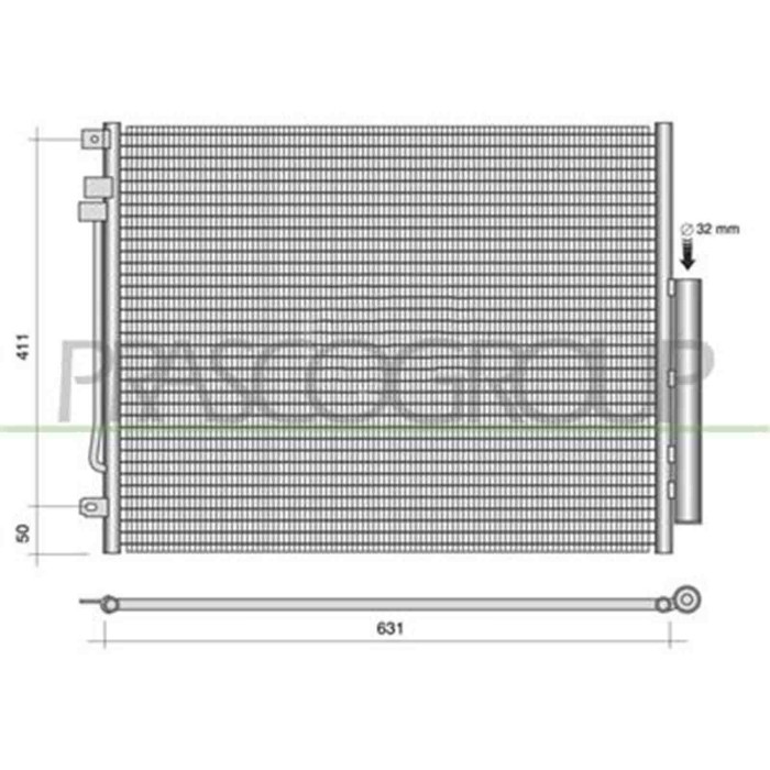 AA092C002_2.JPG Condensatore Per Alfa Romeo Giulia Dal 2015 Al 2023