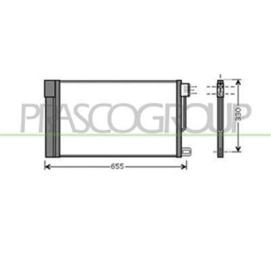 AA344C003_1.JPG Condensatore Per Alfa Romeo Giulietta Dal 2010 Al 2016