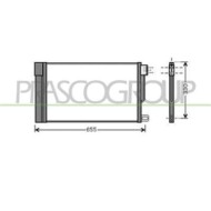 Condensatore Per Alfa Romeo Giulietta Dal 2010 Al 2016